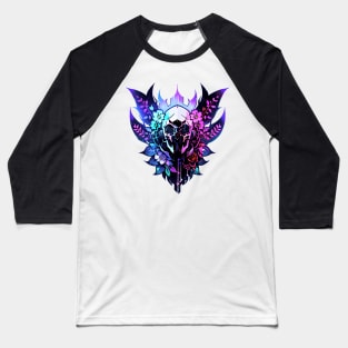 Cyberpunk Flowers Baseball T-Shirt